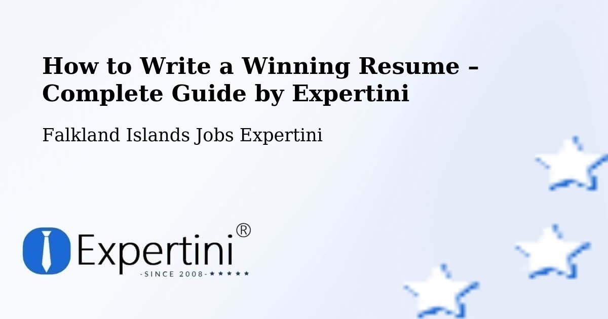 Resume Writing Guide for Job Seekers – Dos Lomas - Dos Lomas, Falkland Islands Jobs Expertini